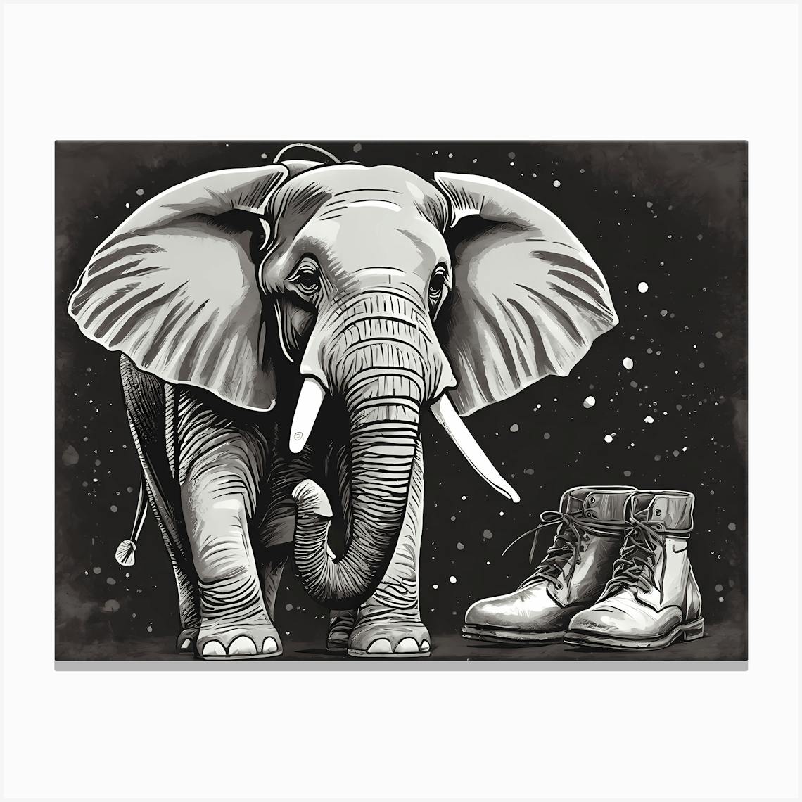 Elephant canvas outlet shoes