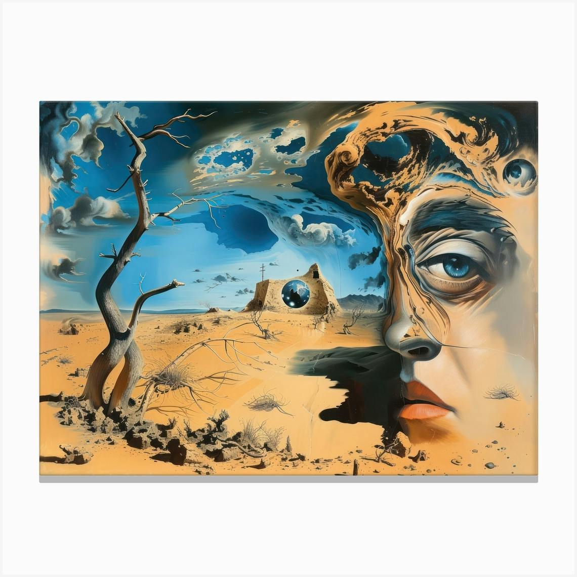 Contemporary Artwork Inspired By Salvador Dali 1 Art Print