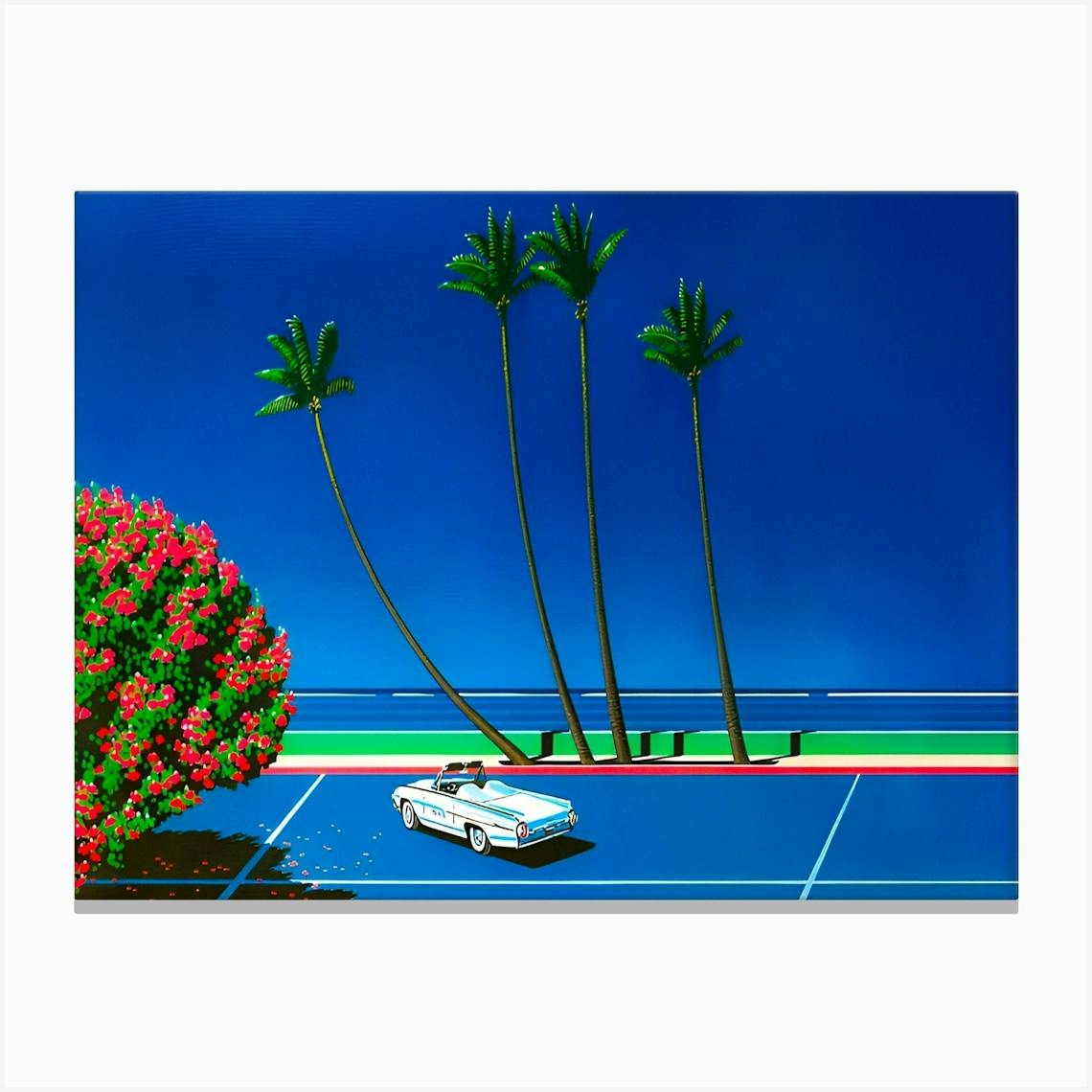 Hiroshi Nagai - Swimming Pool, City Pop Art Print by Analic - Fy