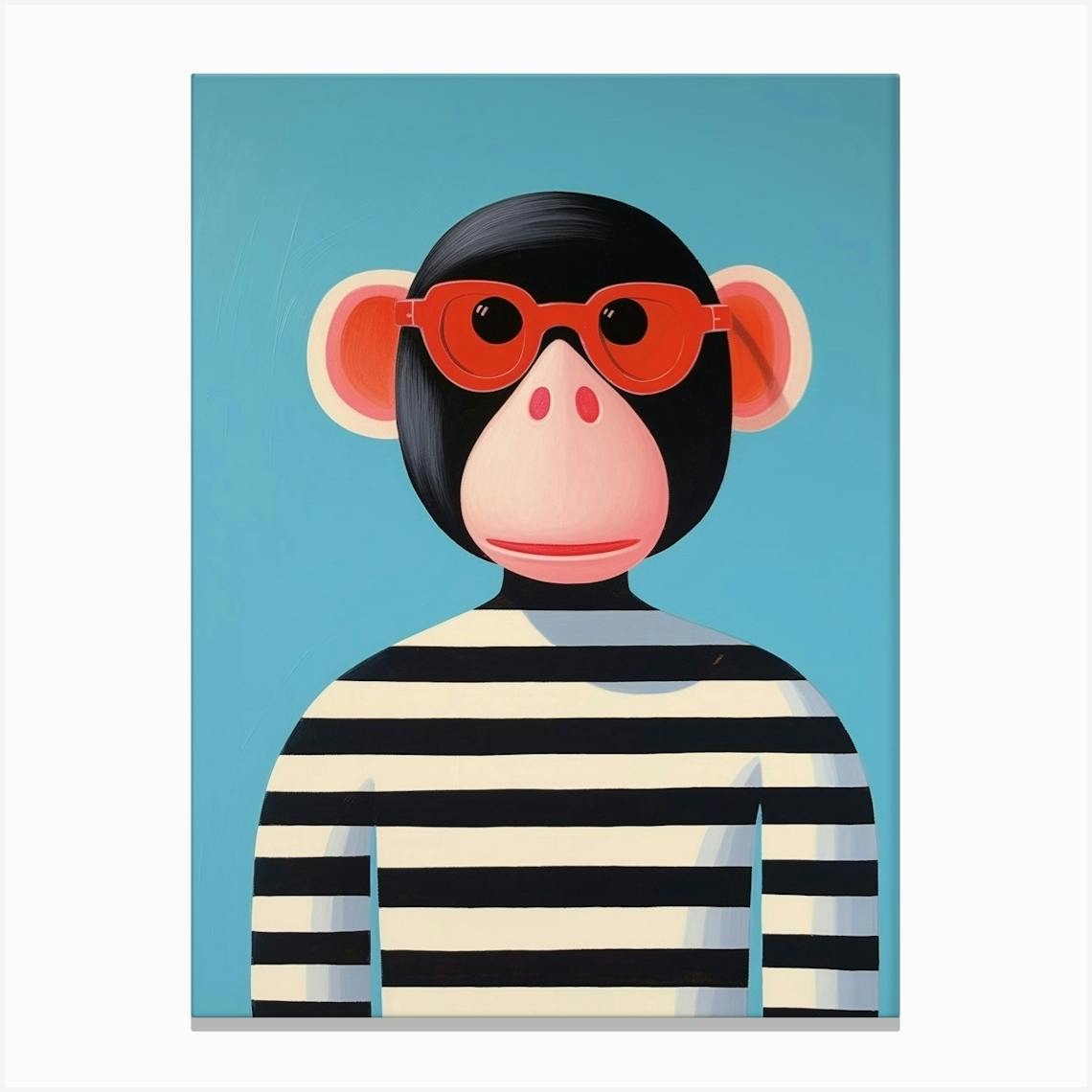 Little Chimp print on deals canvas