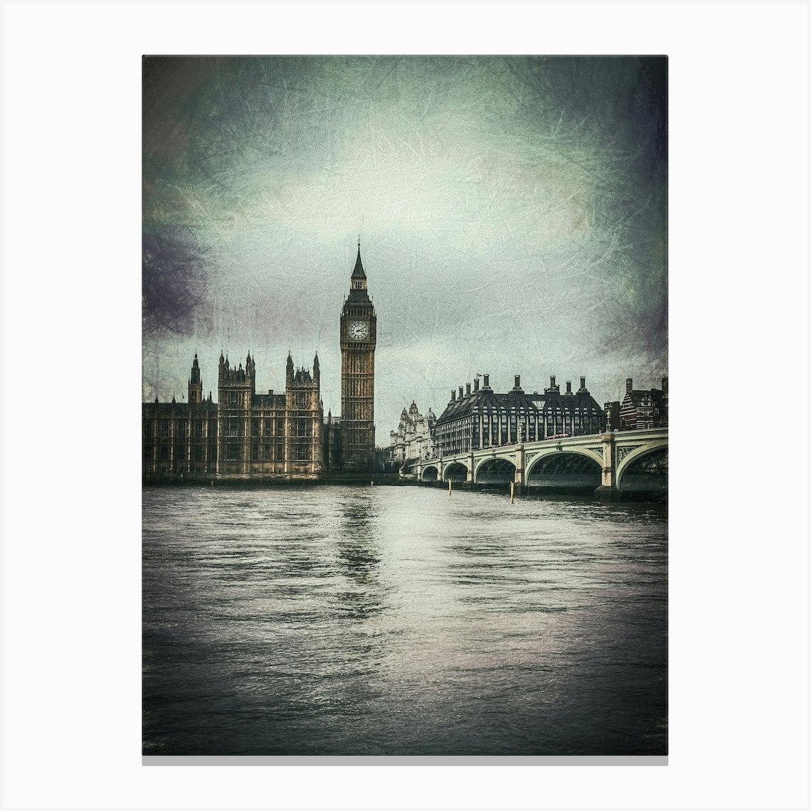 Westminster Canvas Print by Paul J Bucknall Fy
