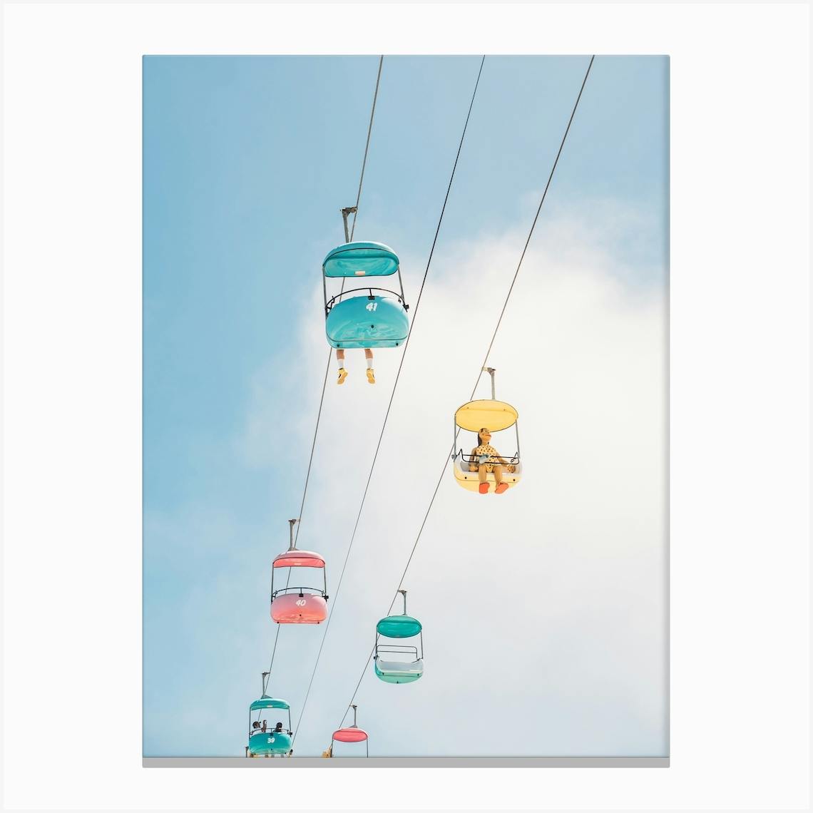 Santa Cruz Gondola Art Print by Pati Photography Fy