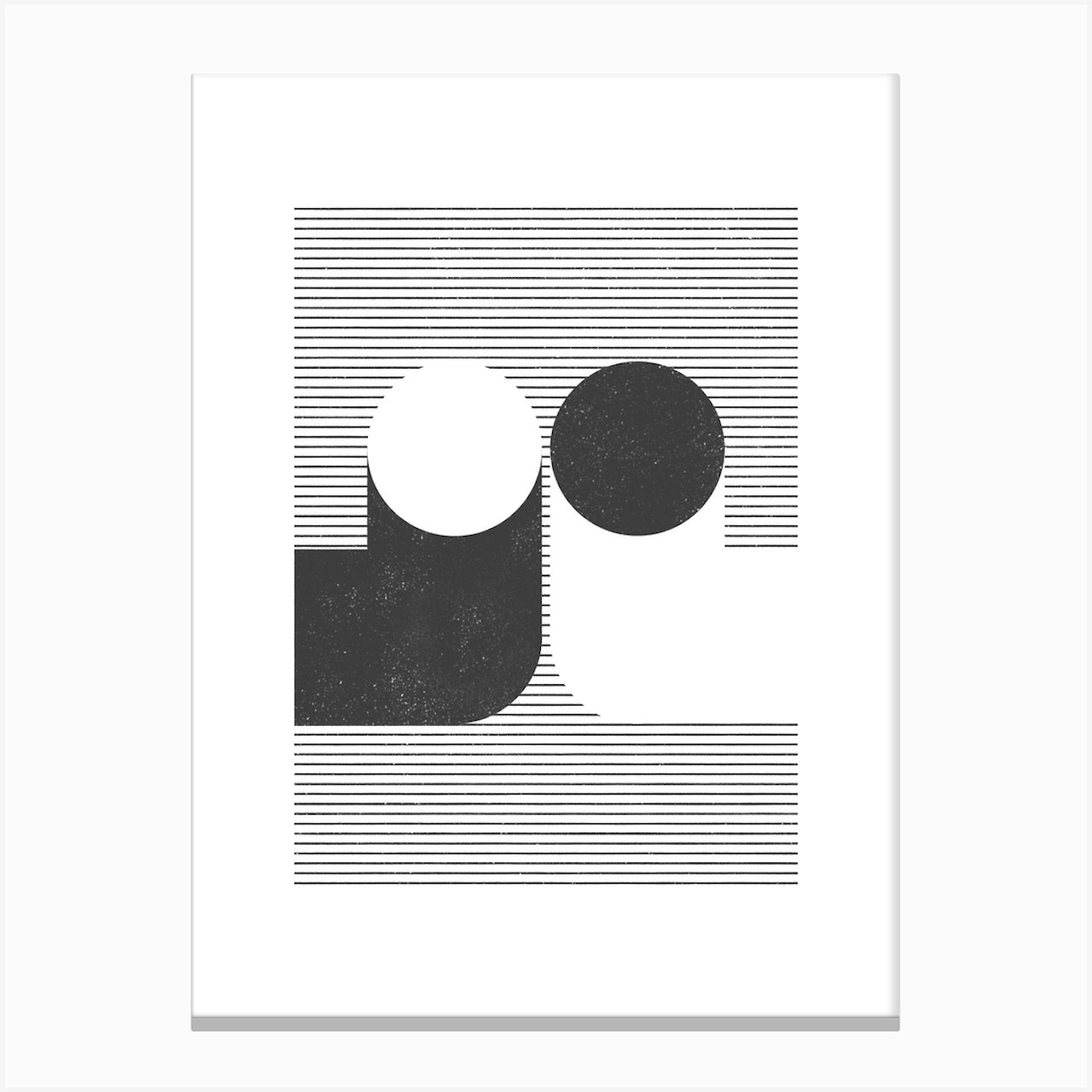 Woodblock Joining Up Art Print by The Printable Studio - Fy