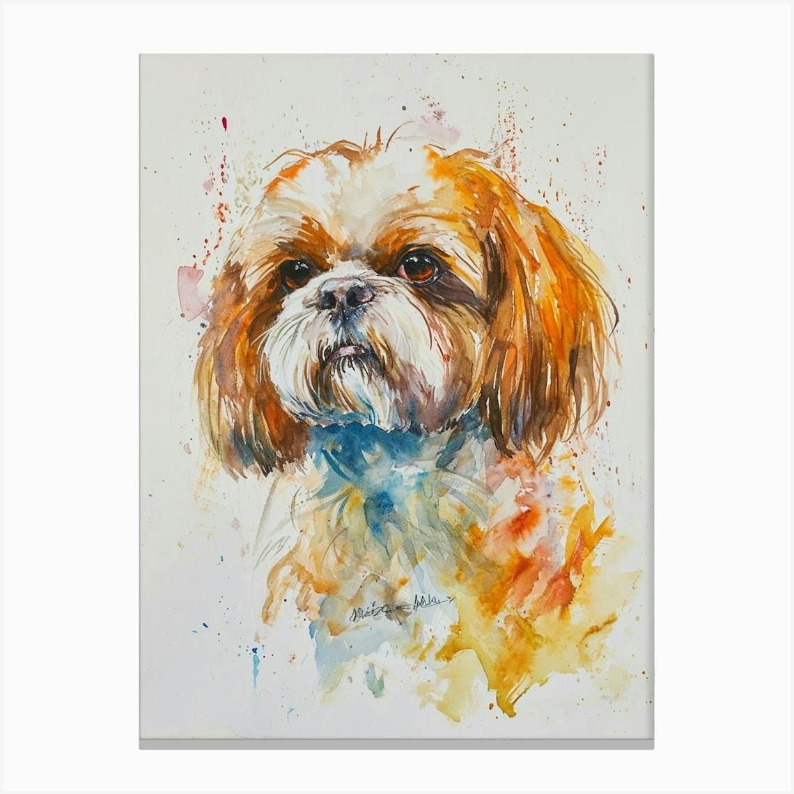 Shih store tzu watercolor