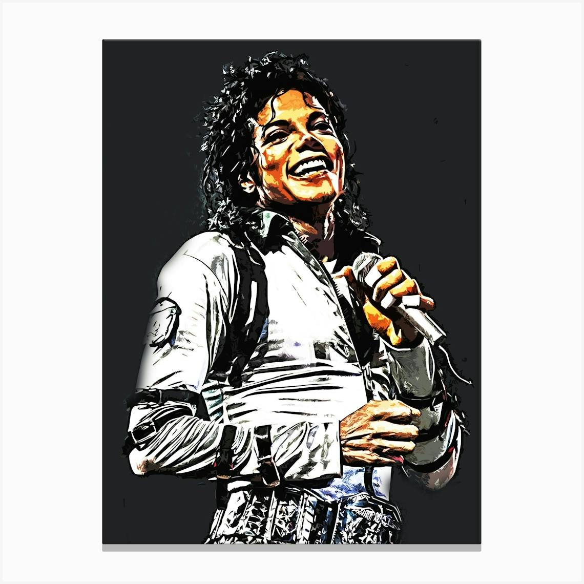 Michael Jackson king of pop music 29 Art Print by music soul