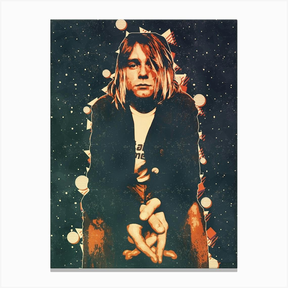 アート・デザイン・音楽 Cobain - nirvana KURT COBAIN NIRVANA PORTRAIT POP ART POSTER/PRINT ART AI10