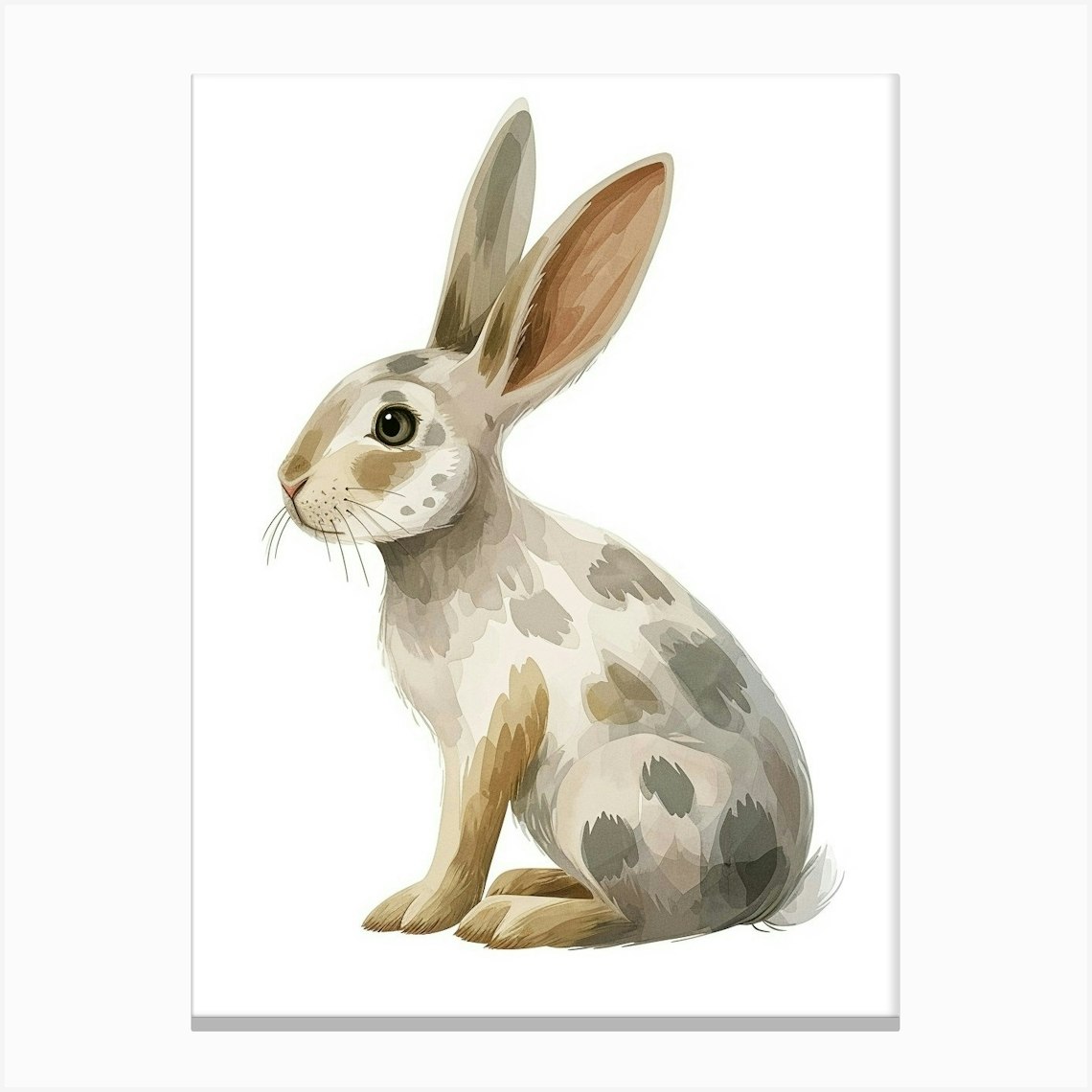 Rhinelander Rabbit Kids Illustration 1 Canvas Print by Ritual Art ...