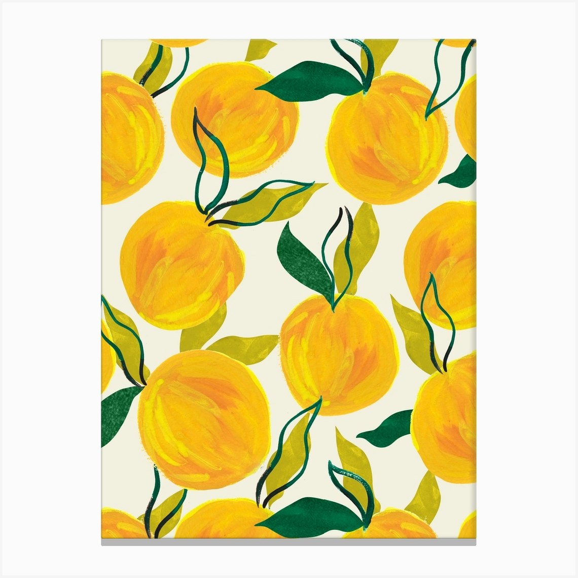 Peach Art Canvas Print by Supra Endura Fy