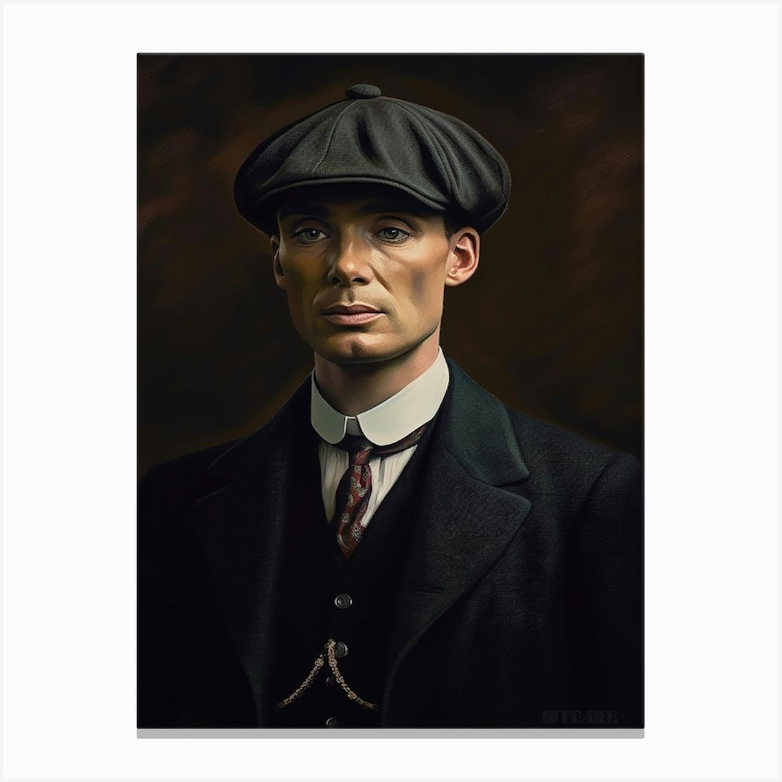 Gangster Art Thomas Shelby Peaky Blinders Canvas Print By Print Cult Fy 