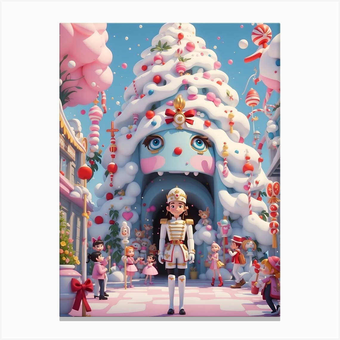 Anime Nutcracker Canvas Print by Otaku Grand Parade - Fy