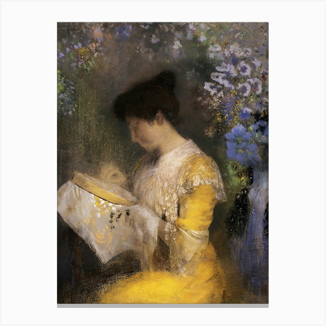 Madame Arthur Fontaine (Marie Escudier, Born 1865), (1901), Odilon