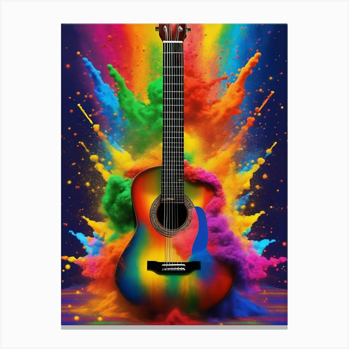 Poster Fire guitar – Wall Art | UkPosters