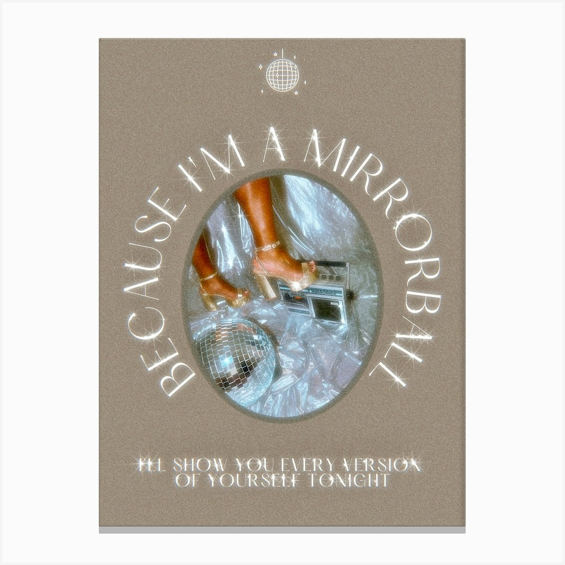 Mirrorball Print Taylor Swift Print Canvas Print by WeareGMD Fy