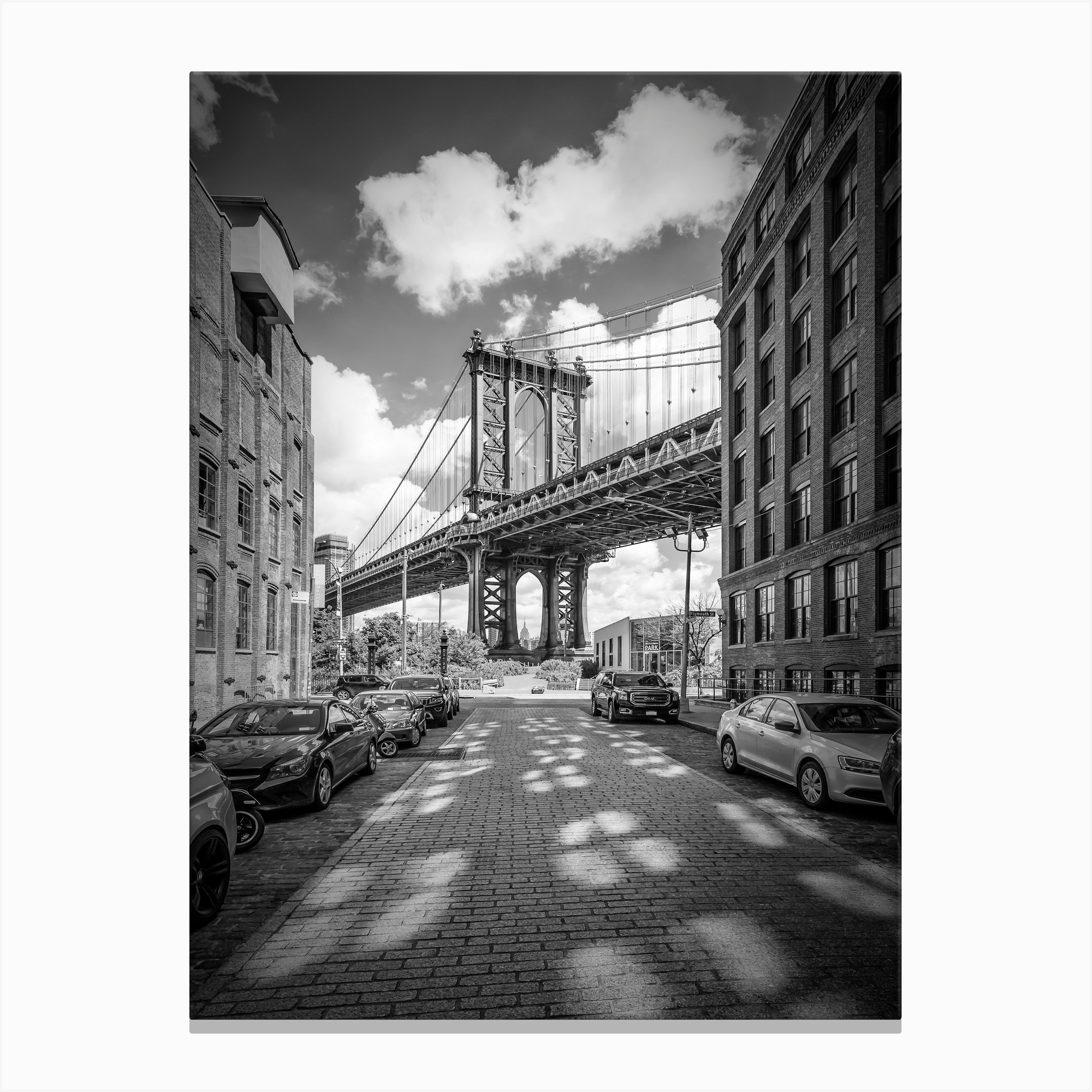 New York City Manhattan Bridge Canvas Print by Melanie Viola - Fy