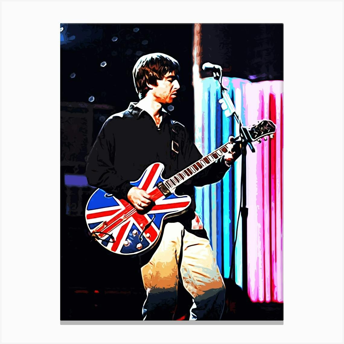 rockstar Noel Gallagher oasis music band 10 Art Print by