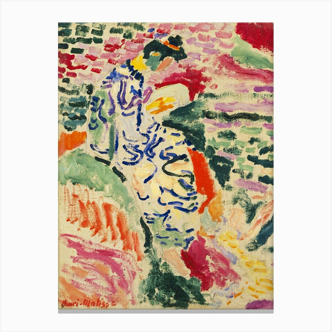 Henri Matisse、NU DEBOUT、海外版超希少レゾネより Henri Matisse Fine Art Print - La Japonaise, Woman Beside