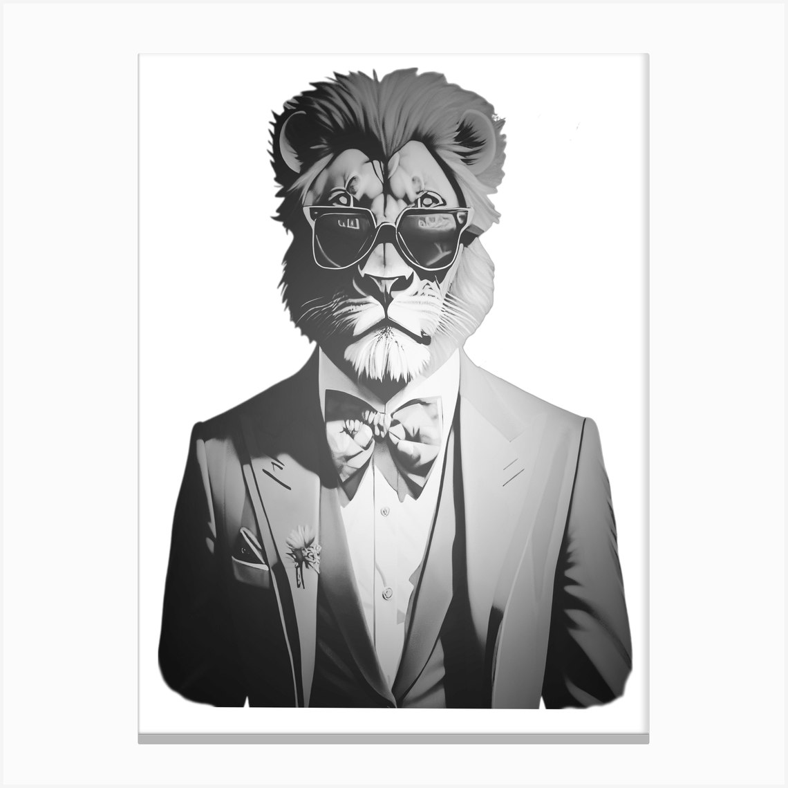 Sophisticated lion art Hipster lion design King Lions Dapper lion in ...