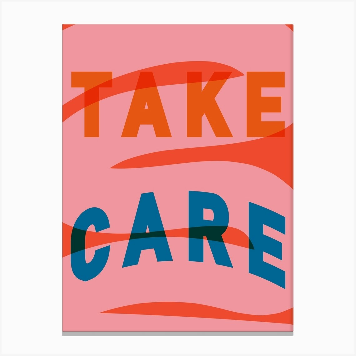 Take Care Artwork Canvas Print by ktmccrossan - Fy