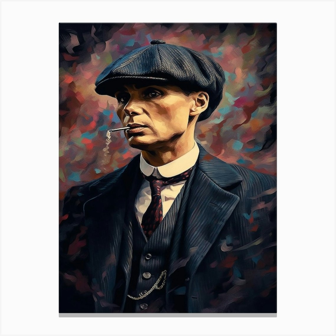 Gangster Art Thomas Shelby Peaky Blinders 3 Canvas Print By Print Cult Fy 
