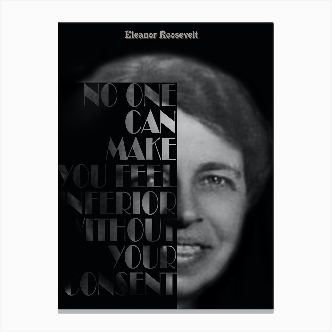 Eleanor Roosevelt Quotes Canvas Print By Gunawan Rb Fy