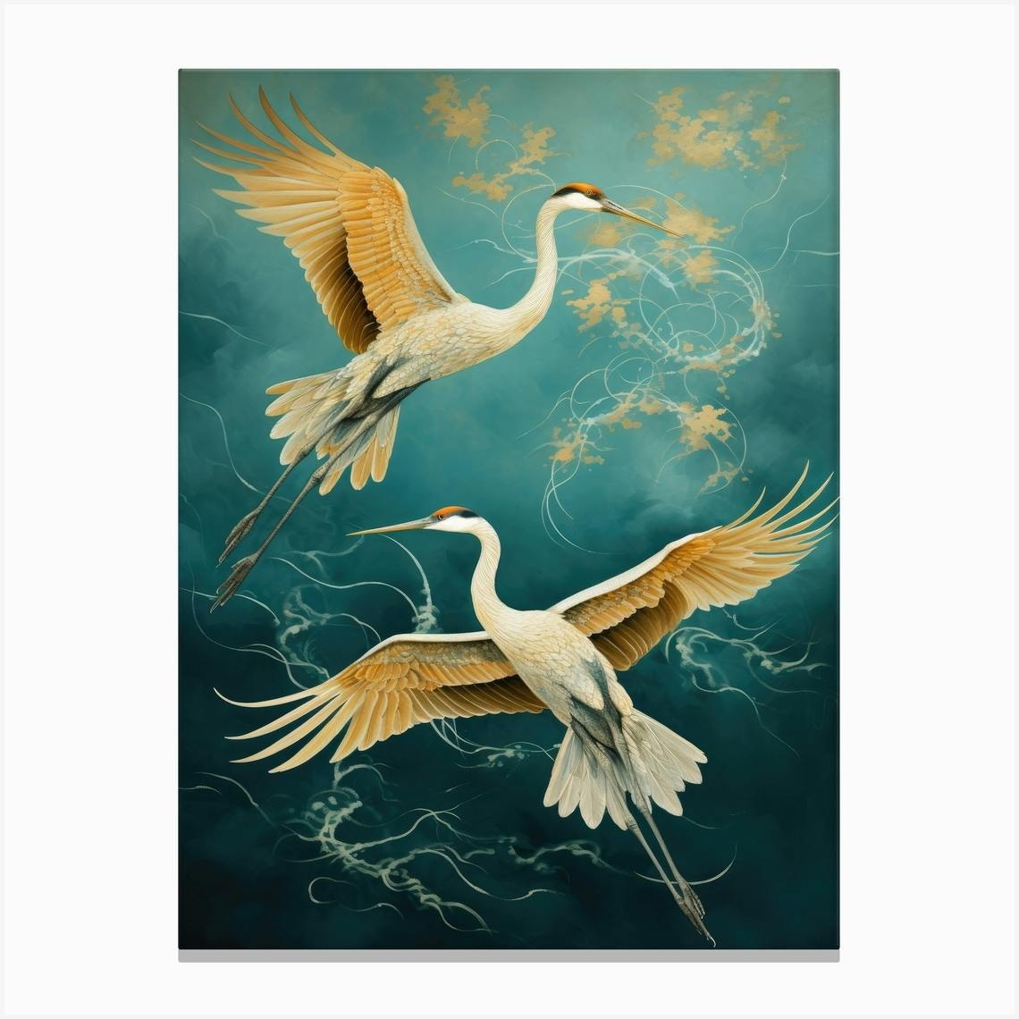 【原画】『Crane in the Clouds』 原画】『Crane in the Clouds』 Japanese Crane in the Clouds