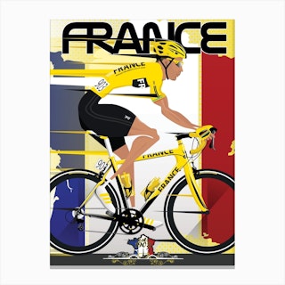 Tour De France Art Print by Wyatt 9 - Fy