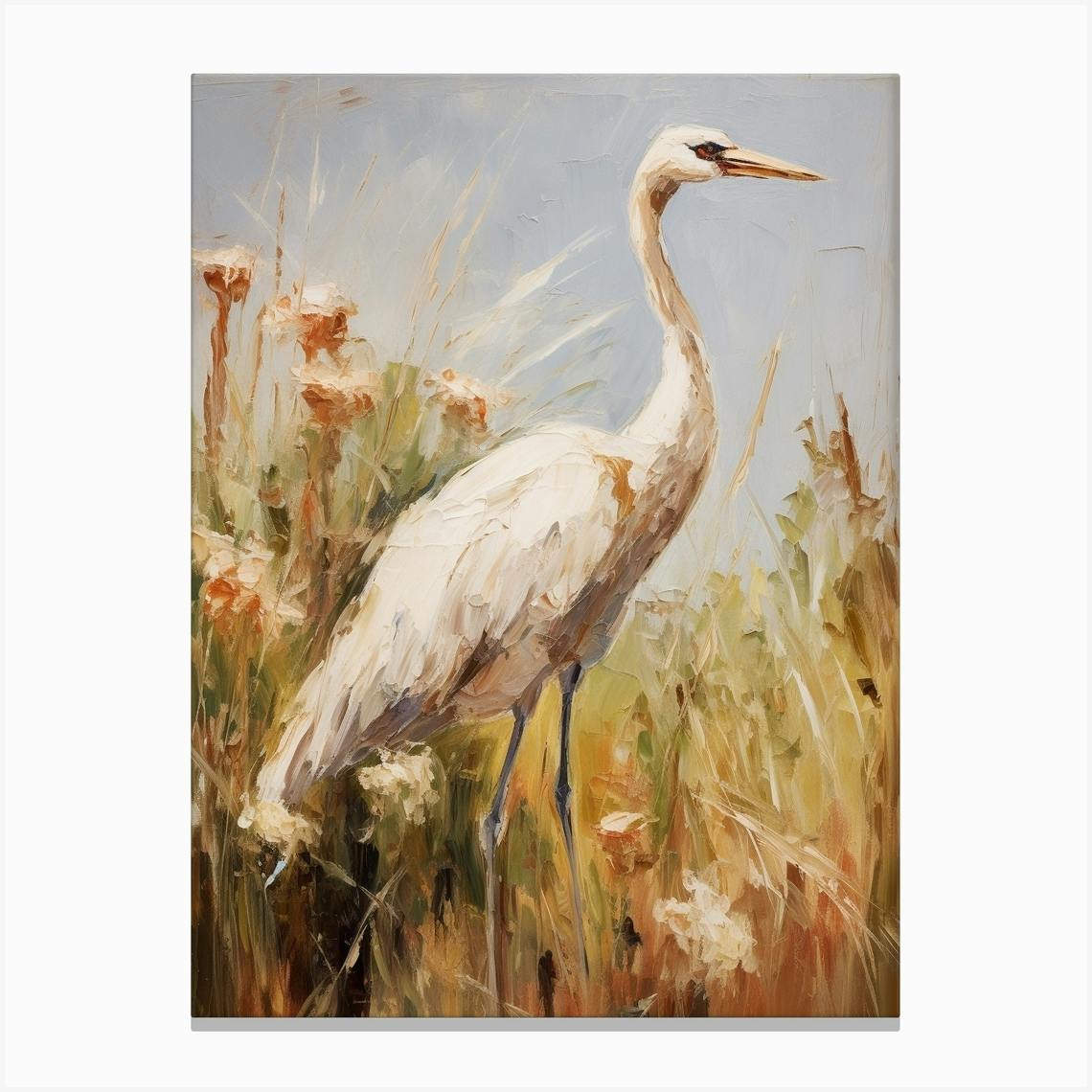 ARTCANVAS Crane Colorful Animal Bird Canvas Art Print popular