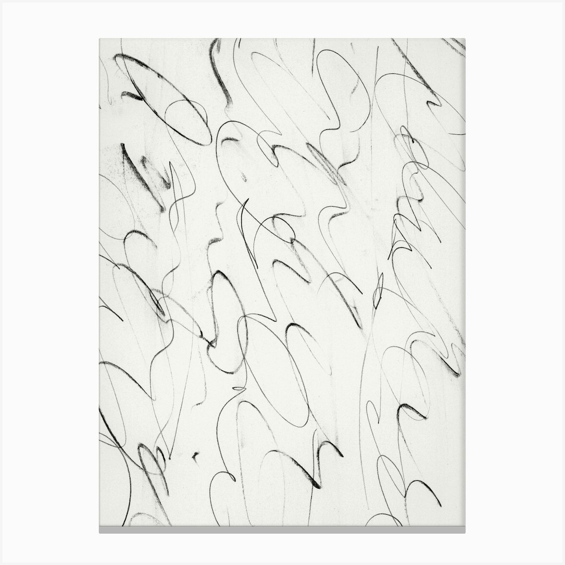 Script Canvas Print by Dan Hobday Art Fy