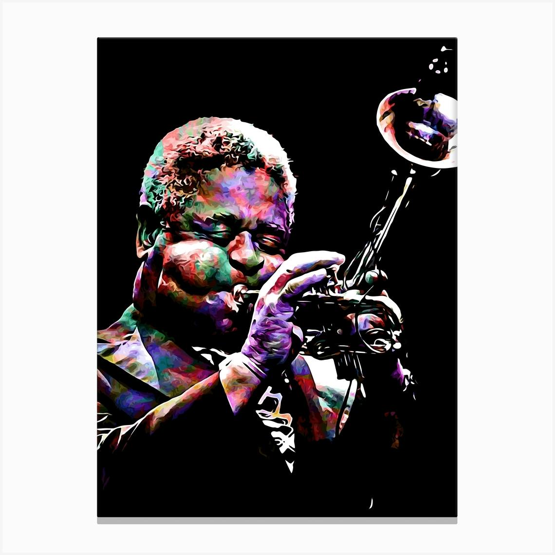 A Pop Art Style Illustration Of A Jazz T