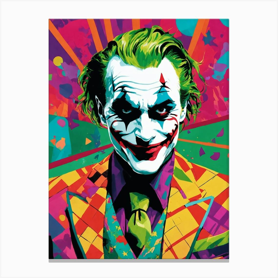 Joker Over NYC - Airbrush Art - Paintings & Prints