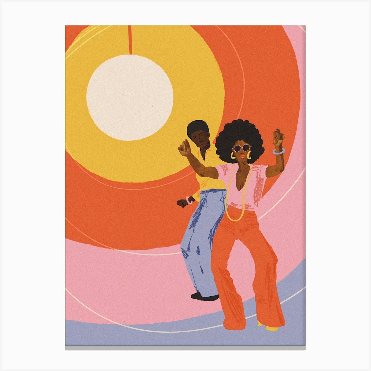 Yes Sir I Can Boogie Art Print by Gigi Rosado Fy