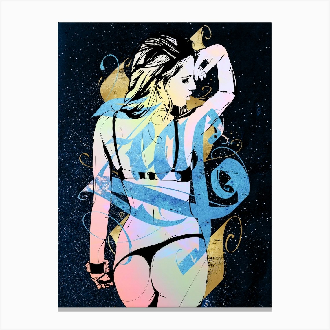 Zeal Sexy Woman Canvas Print By Nikita Abakumov Fy 8294