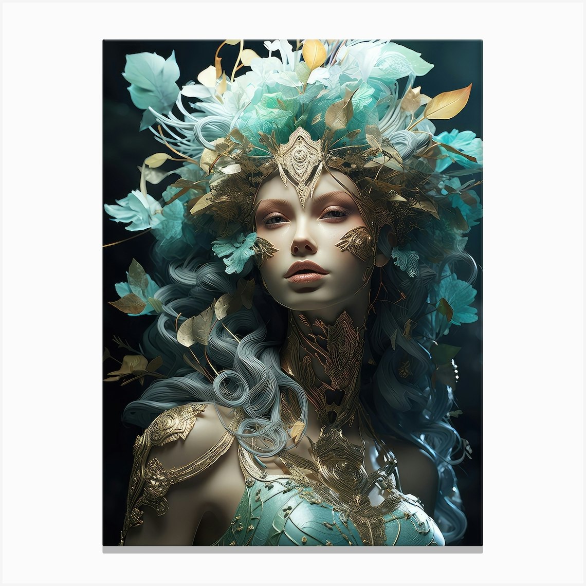 Gaia Greek Mythology Canvas Print by RosalisArt - Fy