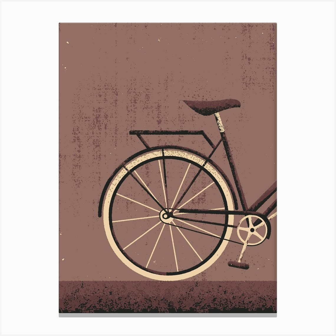 Vintage Bike Canvas Print by Vision Grasp Art Fy