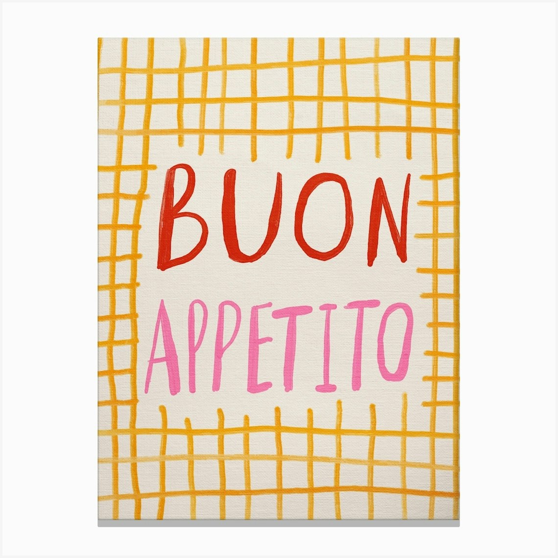 Buon Appetito 2 Canvas Print by Kartika Paramita - Fy