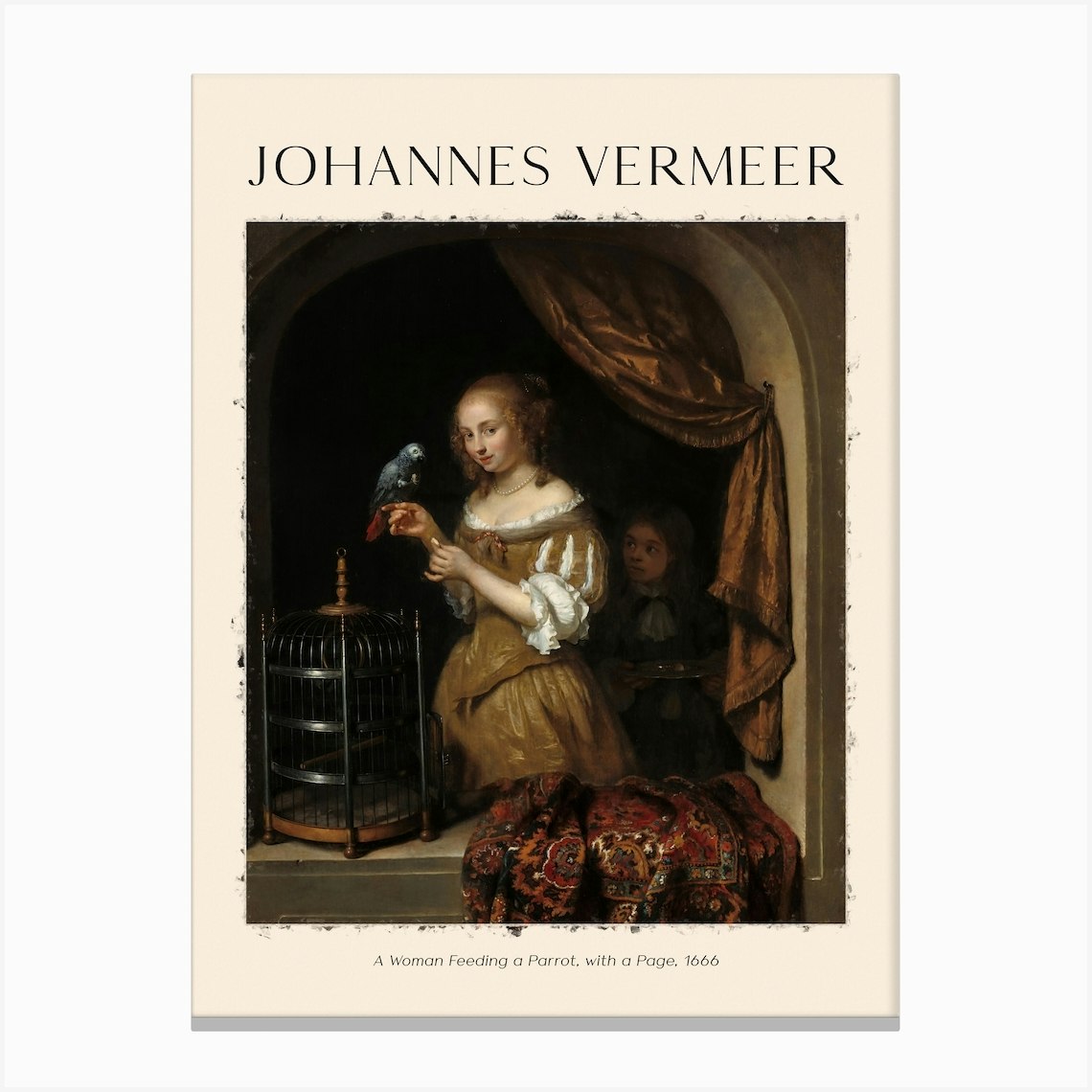 Johannes Vermeer 3 Canvas Print by Print Rocker - Fy