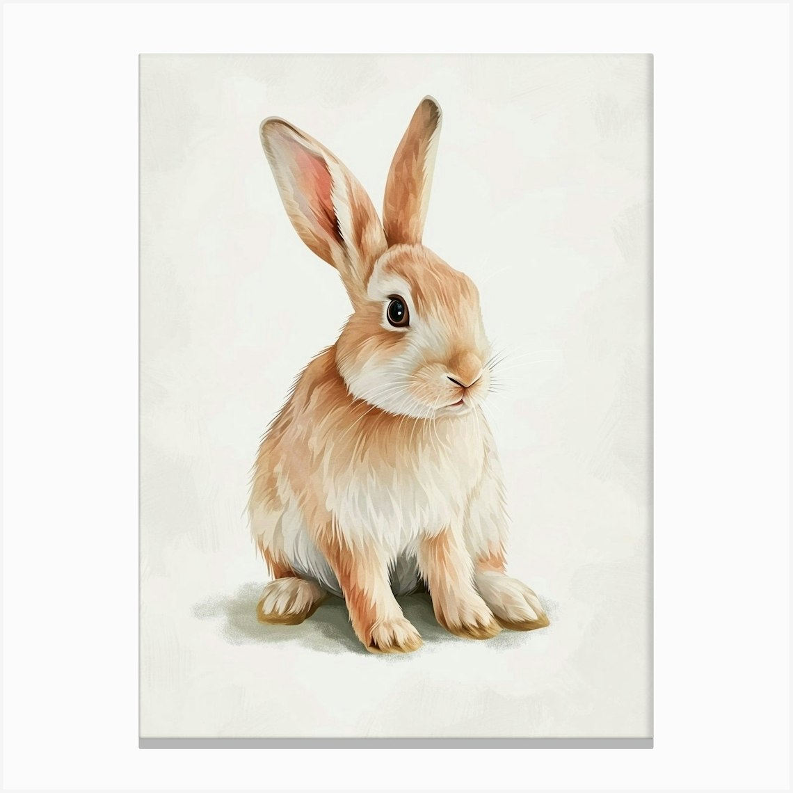 Rhinelander Rabbit Kids Illustration 2 Canvas Print by Ritual Art ...