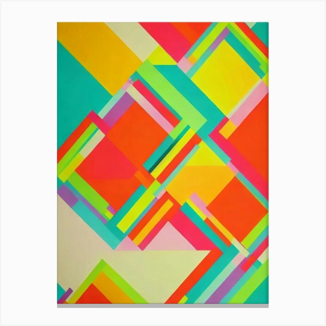 Abstract Diamonds Canvas Print by House Of Abstract - Fy