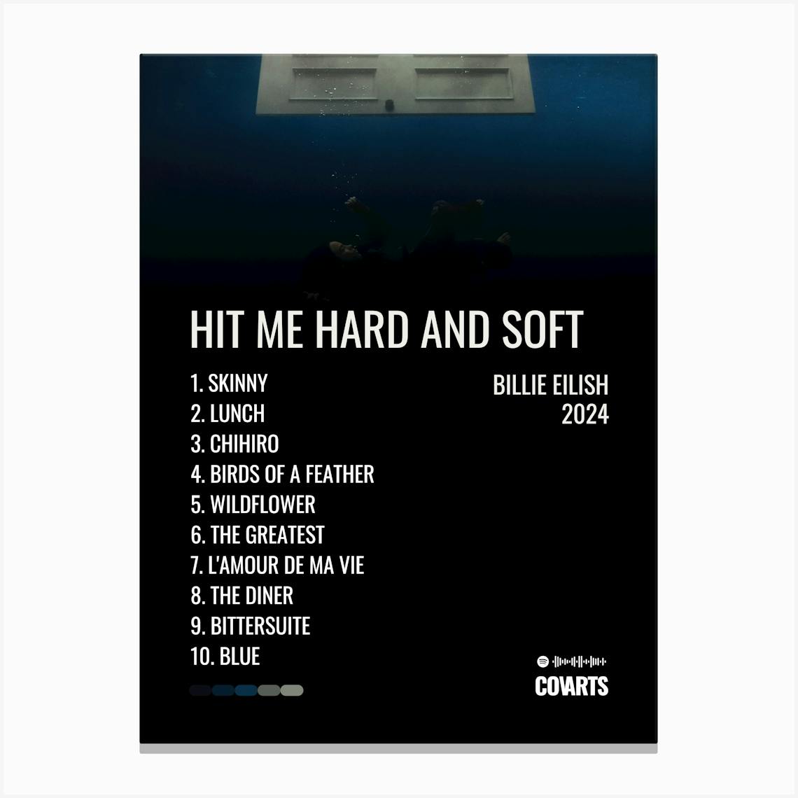 Hit Me Hard And Soft Billie Eilish - Album Poster Canvas