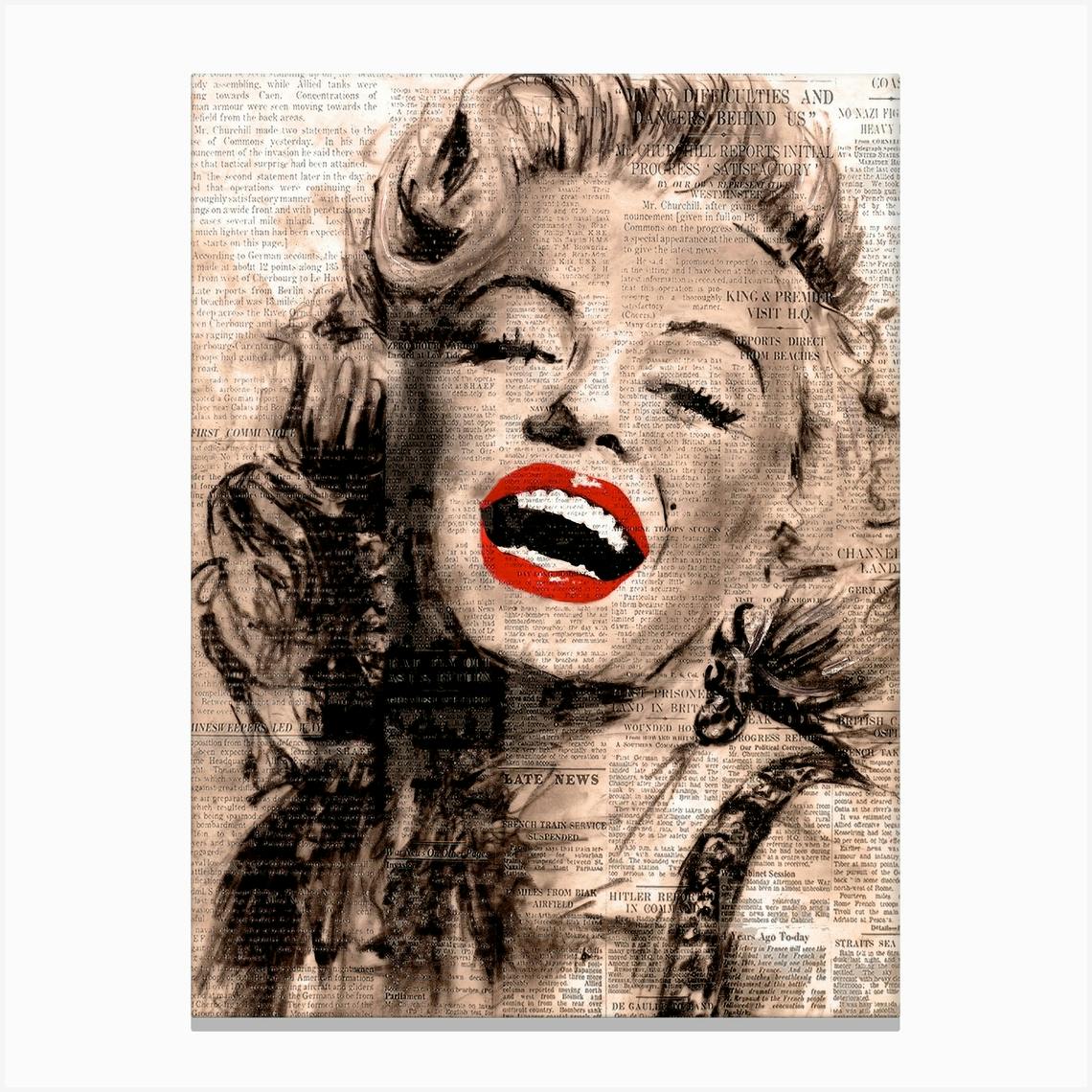 Marilyn deals monroe canvas