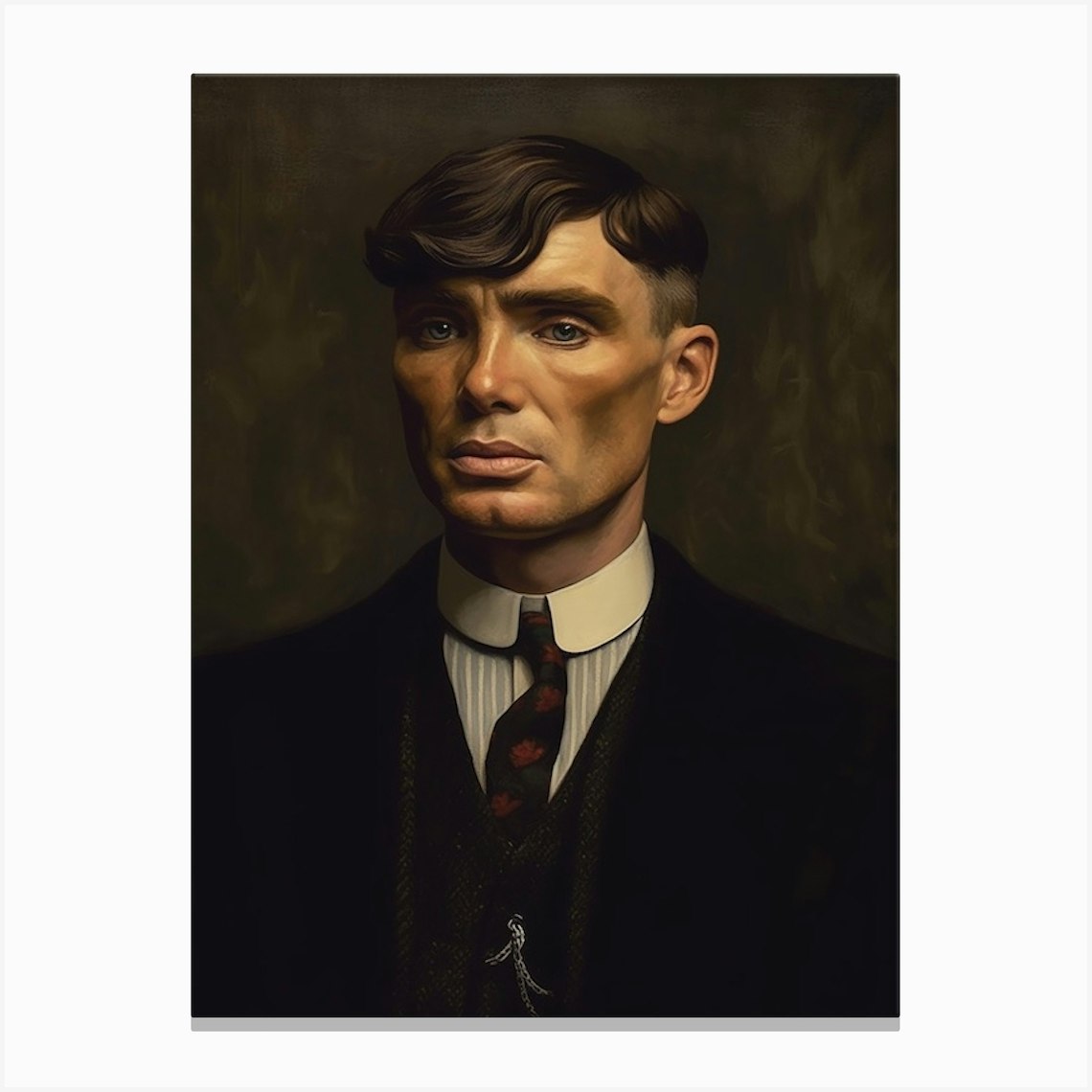 Gangster Art Thomas Shelby Peaky Blinders 8 Canvas Print By Print Cult Fy 