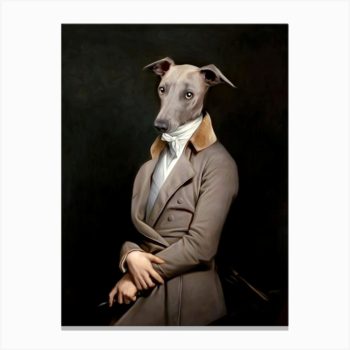 Greyhound canvas prints sale