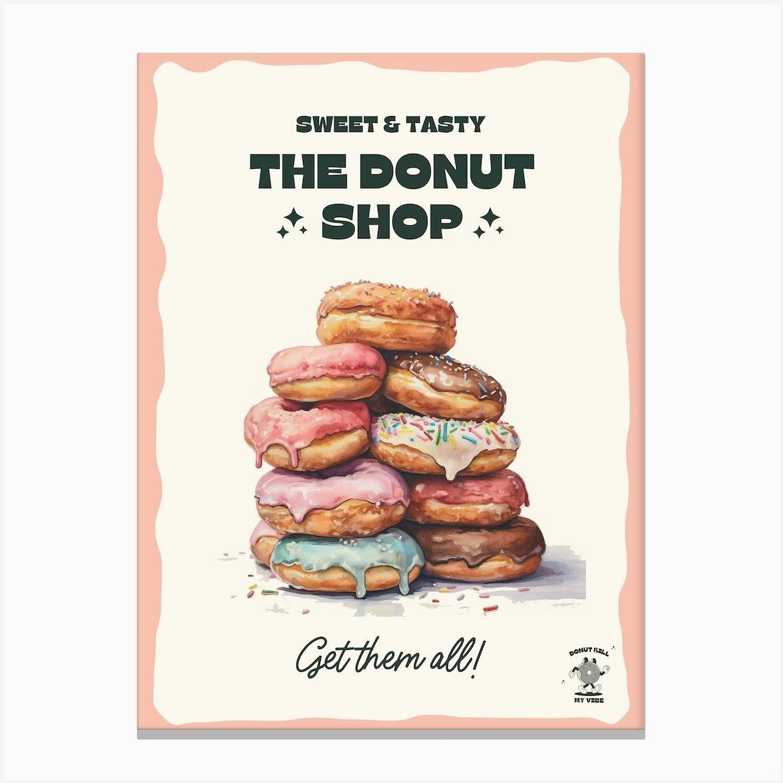 Donuts store on a Canvas