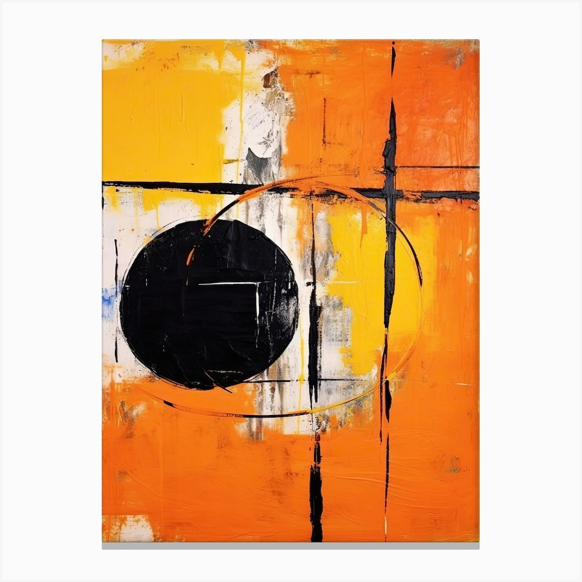 Colourful Abstract Painting 3 Canvas Print by Abstract Art Expressions Fy