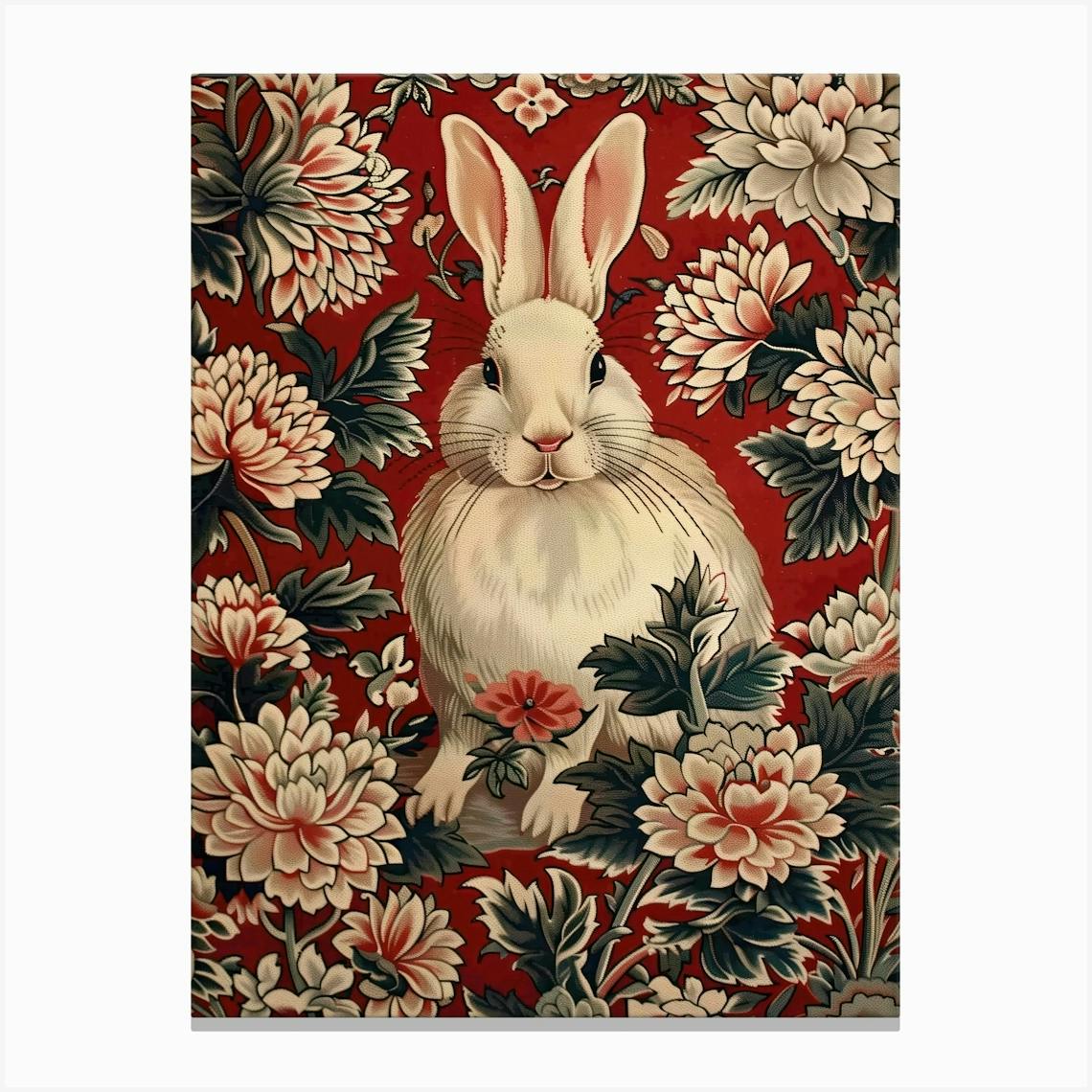 Chinese Lunar Year Of The Rabbit White 1 Full William Morris