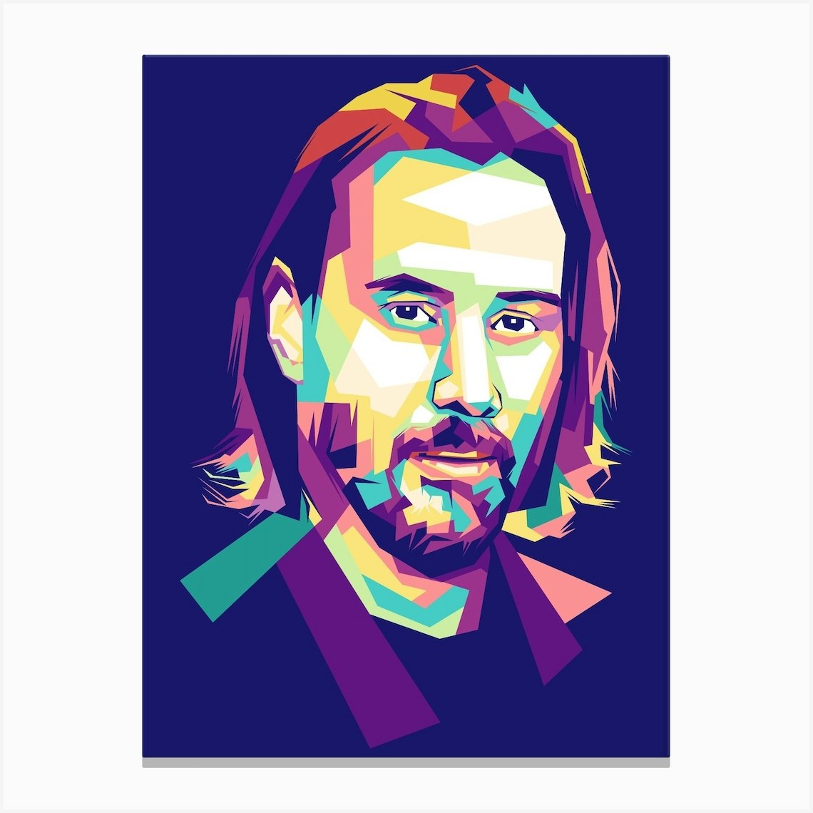 Keanu Reeves Wpap Canvas Print By Saidisay Fy