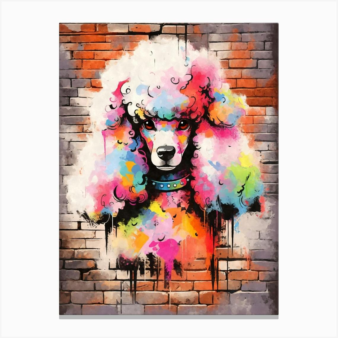 Poodle Wine 11x14 Framed Art Print,Ready To Hang top Animal Decor