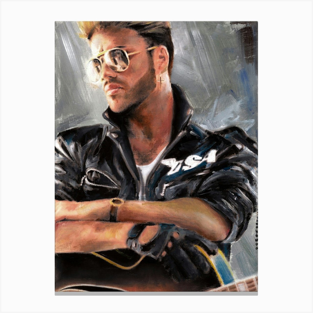 Michael Art Print by Angel London Fy