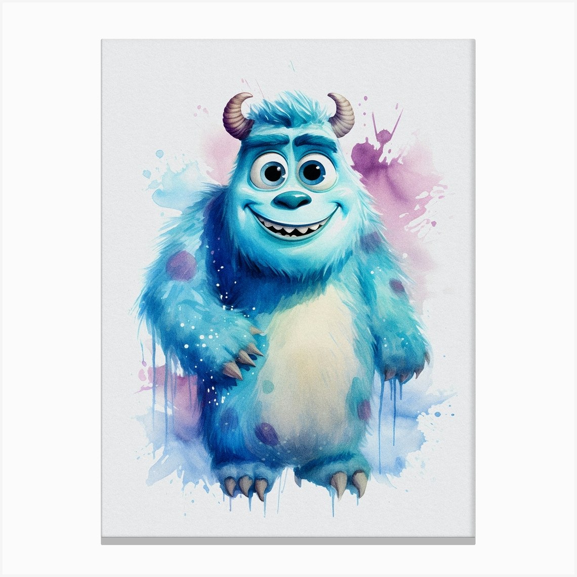 James P Sullivan Monster Inc Canvas Print by DoubleT - Fy