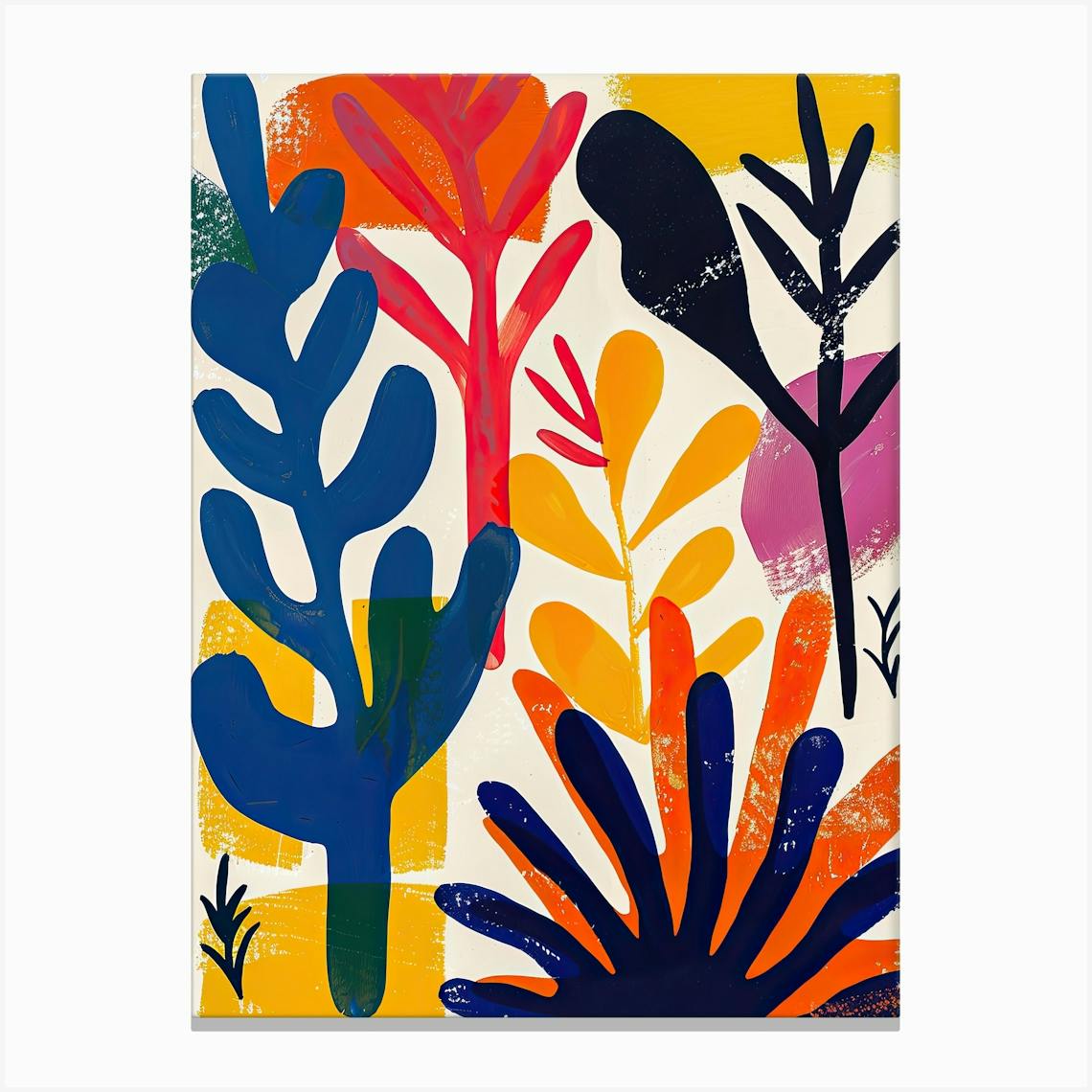 Exotic Symphony Matisse Style Art Print by Bauhaus-Syndicate